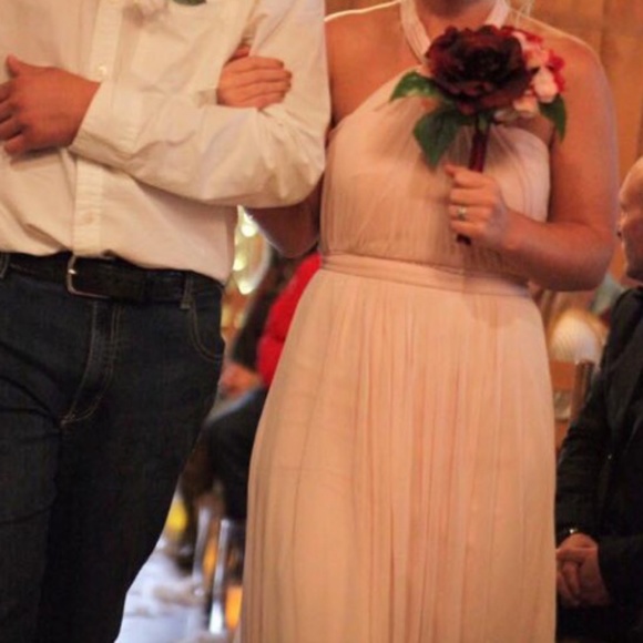 Light Pink Bridesmaid Dress - Picture 4 of 4